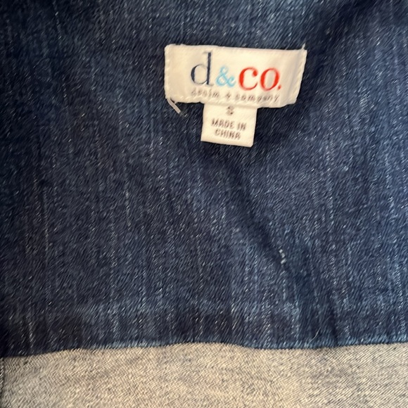 Denim & Co Jean Jacket with Embroidery and Beaded details - Picture 10 of 11